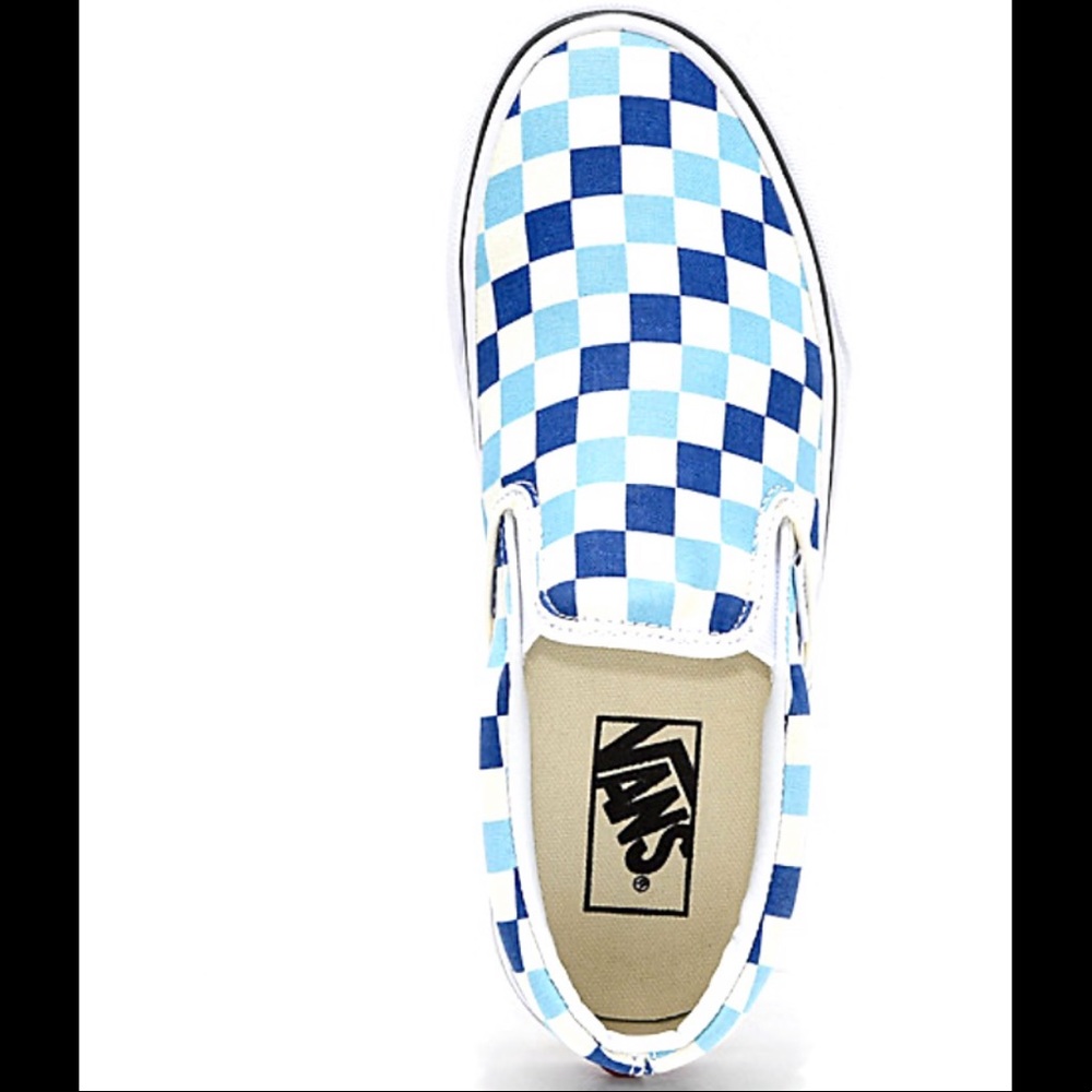 Restock NWT 5 Star Vans Checkerboard Tri Slip On - Picture 4 of 8